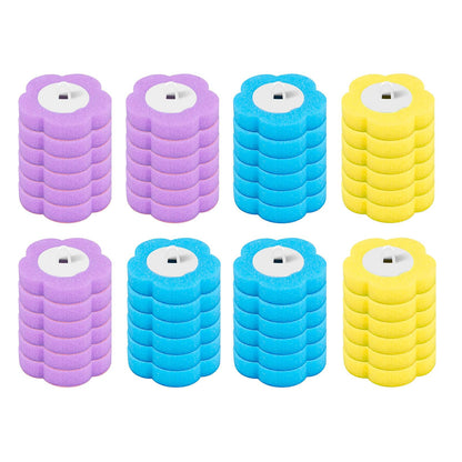 48Pcs Disposable Toilet Wand Scrubber Replacement Heads, Fits Most Handles