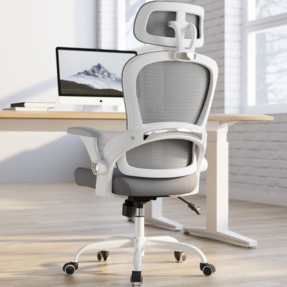 TRALT Office Chair - Ergonomic Office Chair with Back Support - Home Office Desk Chairs - 330lbs Wide Seat Big and Tall Office Chairs with Headrest