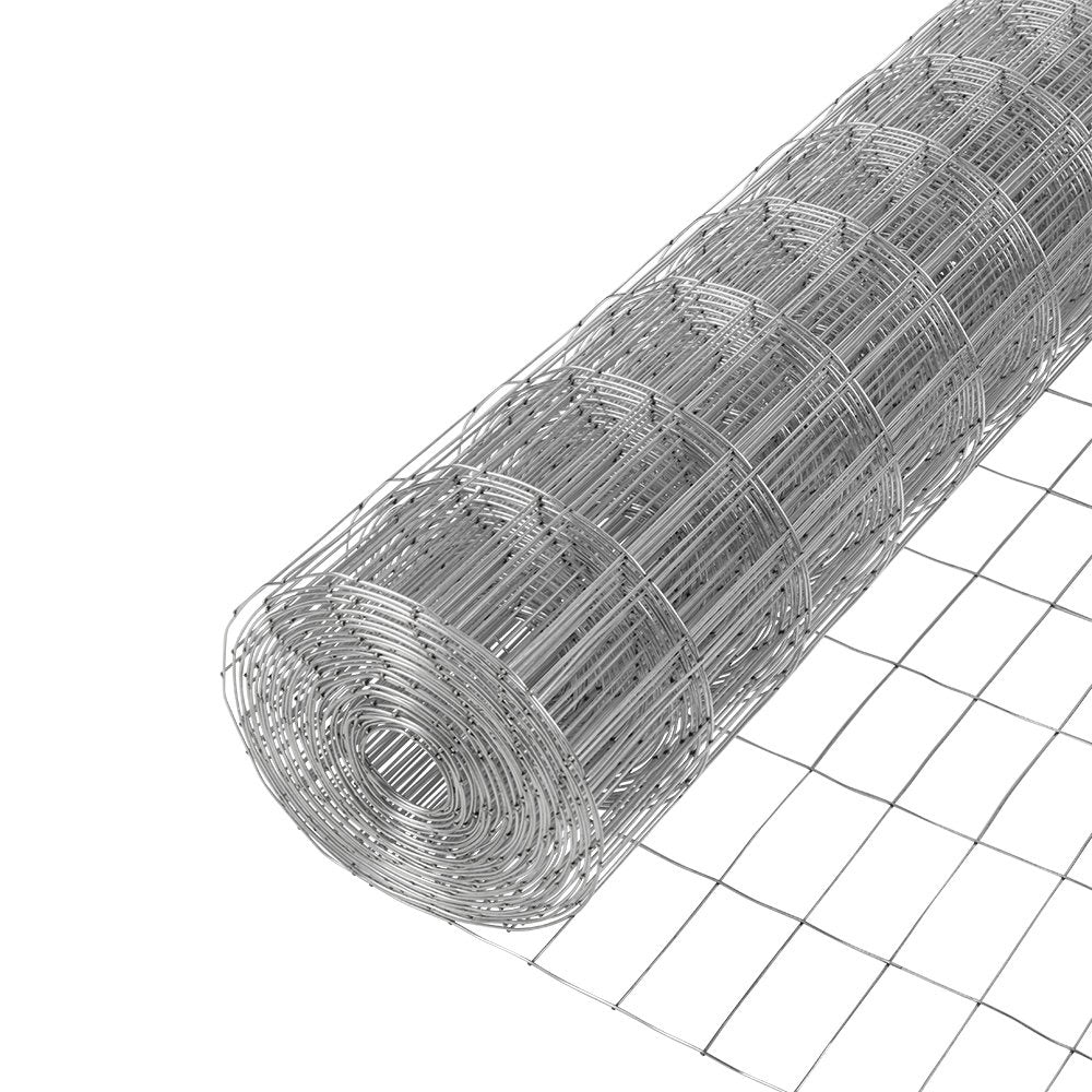 YARDGARD Welded Wire 1/2X1 Inch Mesh 24 Inch X 25 Foot 16 Gauge Galvanized Steel Wire Fence Ideal for Animal Enclosures, Cage Wire, Property