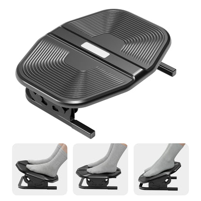 PEGZONE Footrest for Under Desk with Massage, Adjustable Tilt, Steel Base