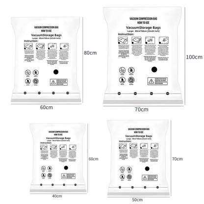 Vacuum Storage Bags With Electric Air Pump: 8 Pack Reusable Space Saver Bags for Clothes, Travel, Pillows, Blankets, Bedding