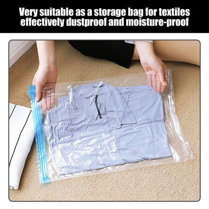 QIHUAN 4 Pieces Vacuum Compression Bag, Clothing Storage Bag, Travel Supplies, Clothing Storage Supplies, Sea Compression Bag.