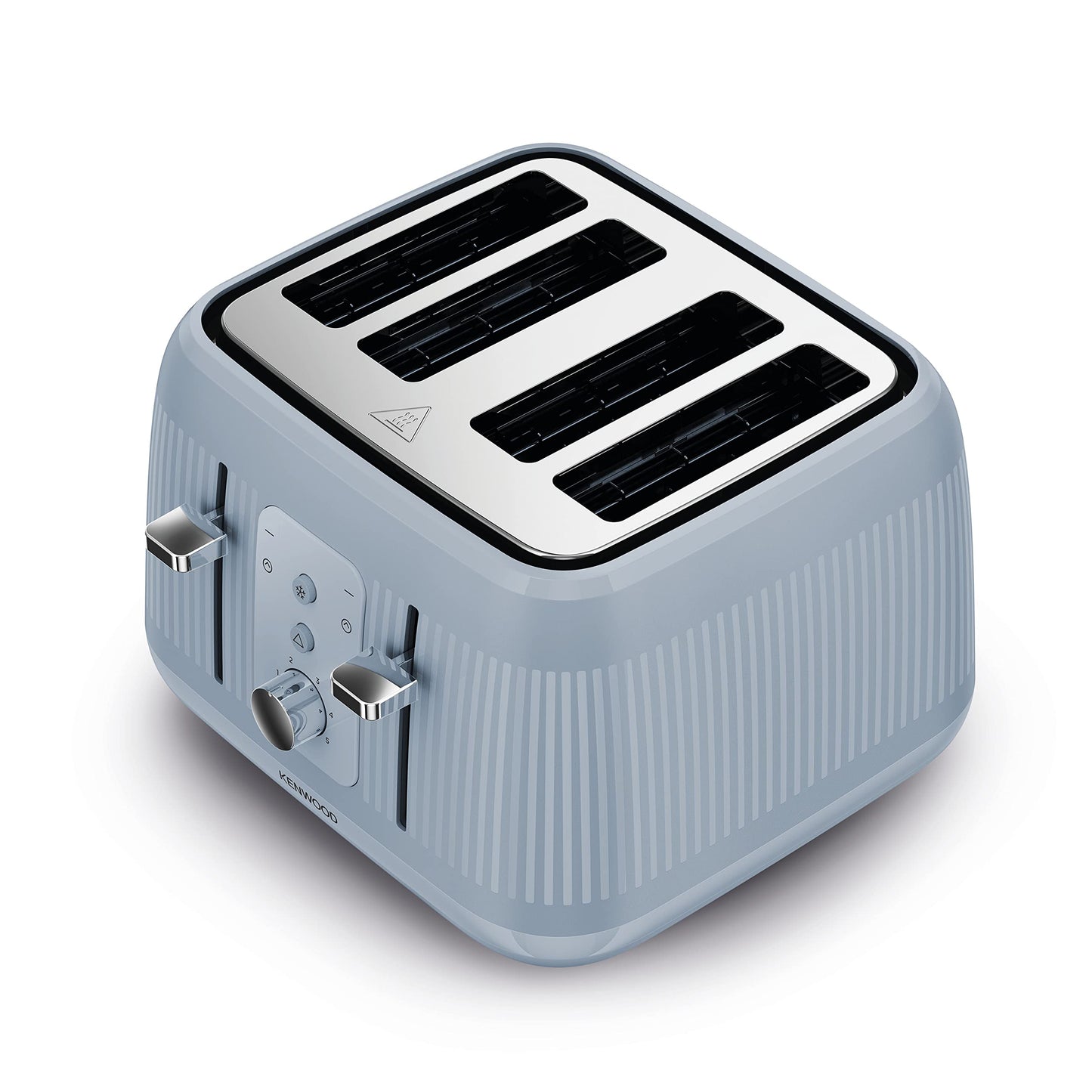 Kenwood Dawn Toaster, 4 Slot Toaster, Reheat, 5 Browning Settings, Defrost and Cancel Functions, Pull Crumb Tray, TFP09.000BL, 1800W, Stone Blue