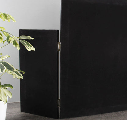 Marco Paul Interiors Modern Tri-Fold Glass Mirror - Stylish Folding Dressing Table Mirror for Home, Bedroom, Bevelled, Vanity Mirror Perfect for