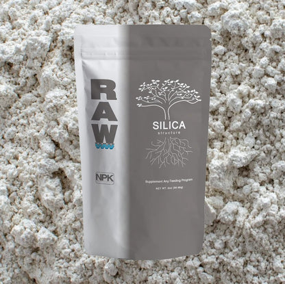 RAW Silica 8oz - High-Purity Plant Supplement for Stronger Growth and Stress Resistance - Essential Silicon Nutrient for Hydroponics, Soil, and Coco