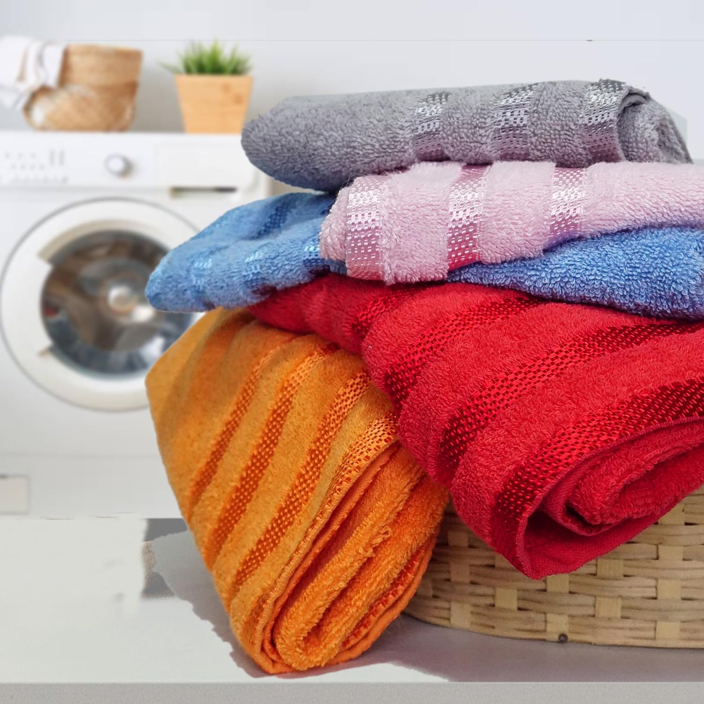 Casabella Deluxe 2 Piece Jumbo Bath sheet 90x180 cm 100% Cotton Extra Large Bath Towels Highly Absorbent Purple Bath sheets Towels