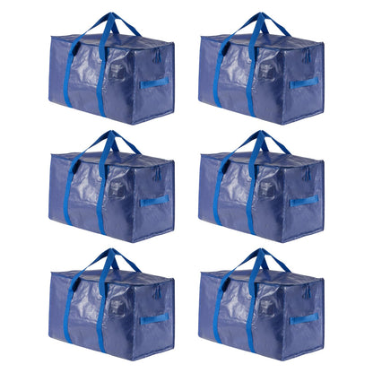 Meetall Extra Large Moving Bags with Zippers - 27x14x15 Inch Heavy Duty Storage Totes