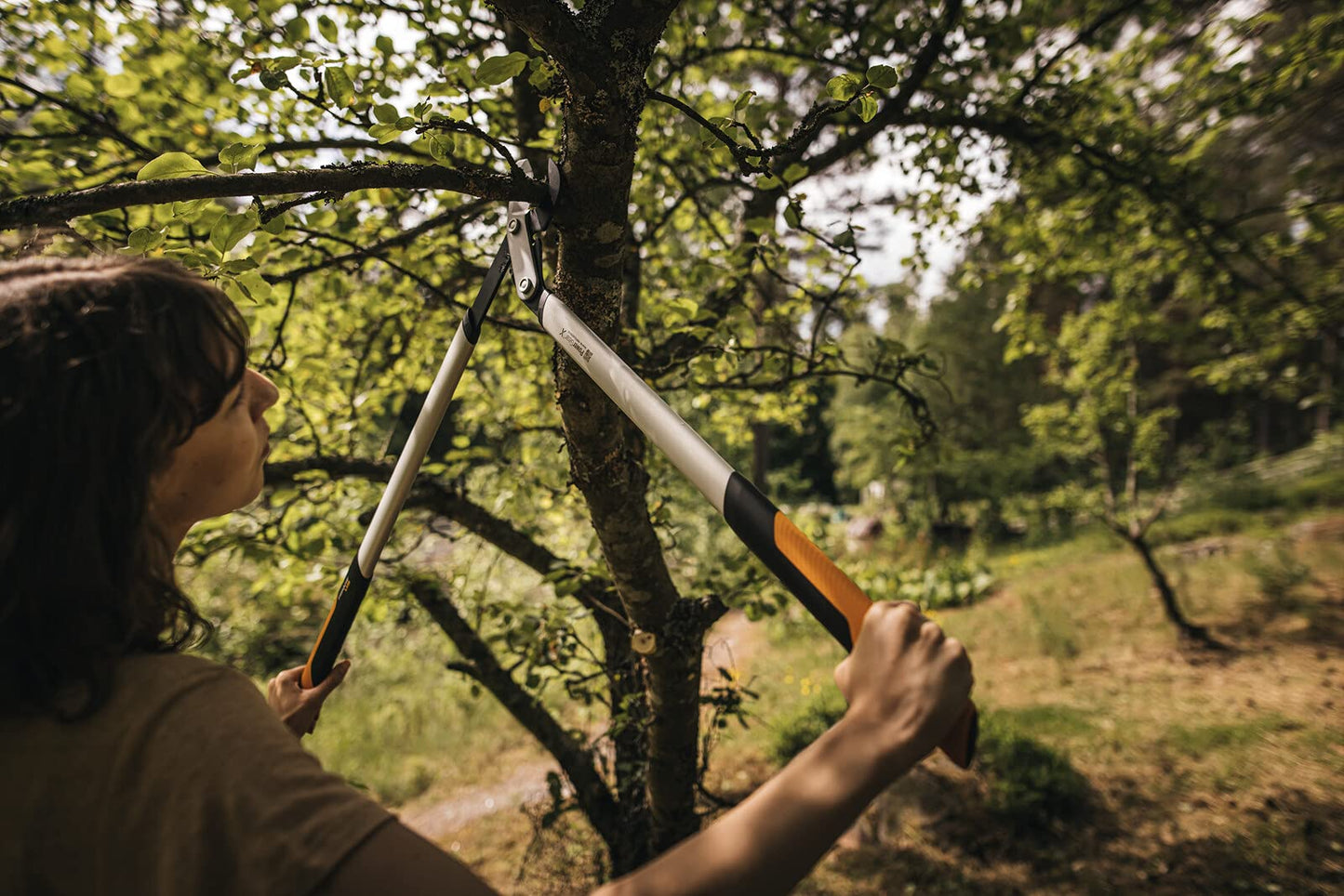 Fiskars PowerGear X Loppers Bypass L LX98, Fresh Wood Cutter with Sharp Blades, size L, Non-stick coating, Cutting diameter: 5 cm, Hardened steel,
