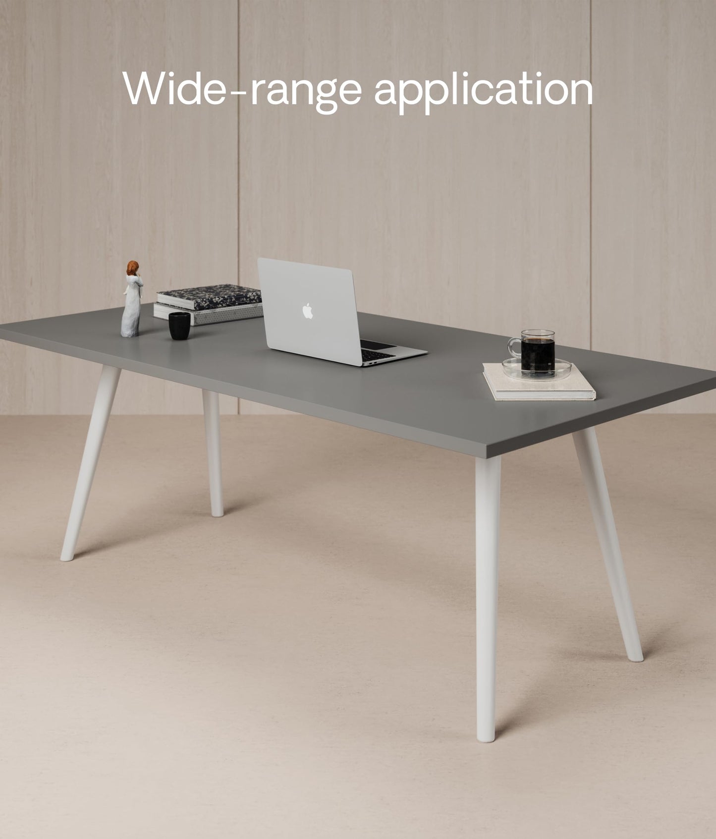 Desktronic Table Top 200 x 80 cm Desk Top - Perfect for Height-Adjustable Desks, Dining Tables and More - Made in Europe
