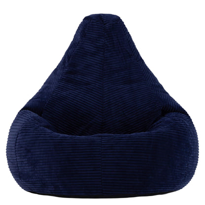 icon Dalton Cord Bean Bag with Filling Included, Set of 2, Blue