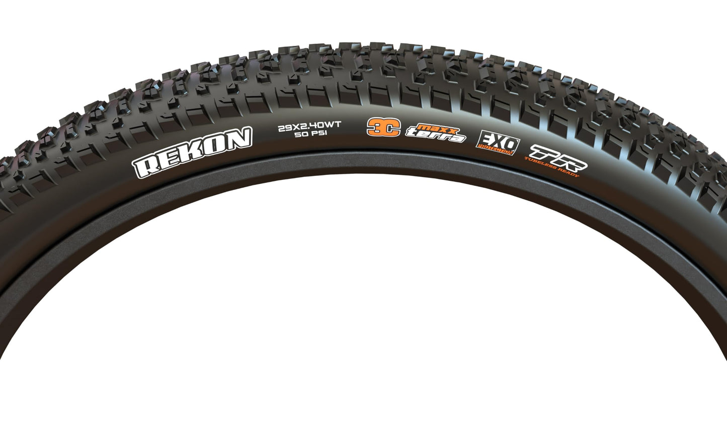 Maxxis Rekon 29x2.60 120 TPI Folding 3C MaxxTerra (EXO+/TR), Black