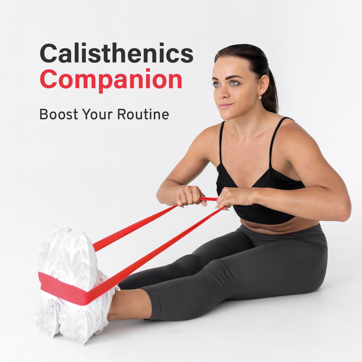 Flexil Resistance Band | 45.5M | Latex-Free | Black | XX-Heavy Strength | Home Gym Equipment | Strength Training and Physical Therapy - Tension Level