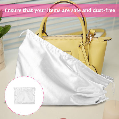 Dust Bags for Handbags, 3pcs Set of Silk Handbag Dust Bags Clear，40x50cm Dusts Bag Clear Suitable for Storing Handbag, Bag, Shoe and Other Item