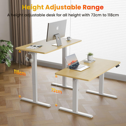 WALKINGDESK Electric Standing Desk, 160 x 60 cm, Oak