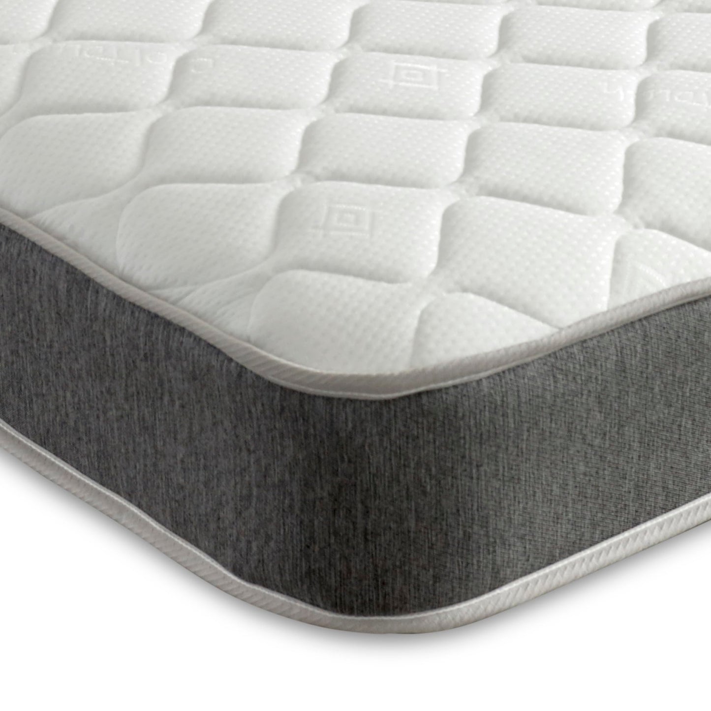 Extreme Comfort Hybrid Grey Essentials Mattress | 2ft6 Small Single (75cm x 190cm) | Memory Foam & Bonnell Spring | Plush Feel | Cooltouch Plus Sleep