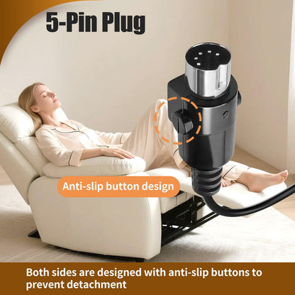 5 Pin Riser Chair Remotes 2M Universal Remote for Single Motor Riser Chair