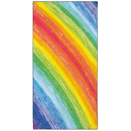 YISUMEI Colorful Rainbow Beach Towels for Adults Extra Large 180x90cm, Microfibre Quick Dry Towel for Travel Swimming Camping Sports
