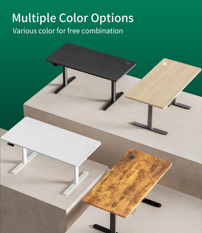 MAIDeSITe Table Top,Desktop for Height Adjustable Electric Standing Desk,Oak,160 * 80 * 2.5 cm