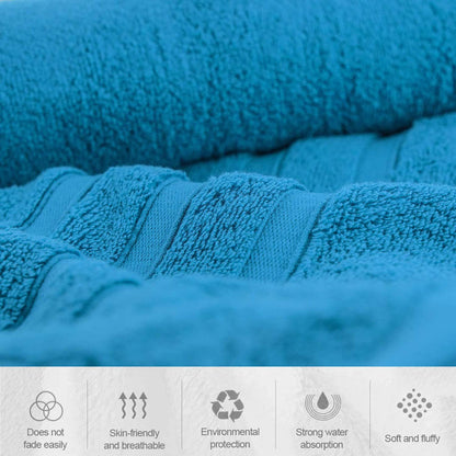 Uk Furniture 2 Pack Extra Large|95x200cm| Super Jumbo Bath Sheet Towels100% Egyptian Cotton 700GSM Super Soft Towel Set. (Teal)