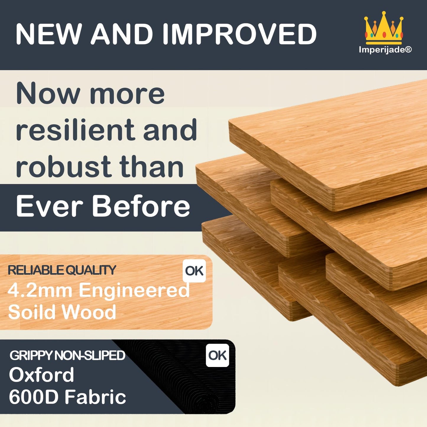 Imperijade® 𝗕𝗲𝘁𝘁𝗲𝗿 𝗦𝗶𝘇𝗲 Sofa Rejuvenator Board | Adjustable | Couch Sofa Cushion Support Board (198X58 cm)