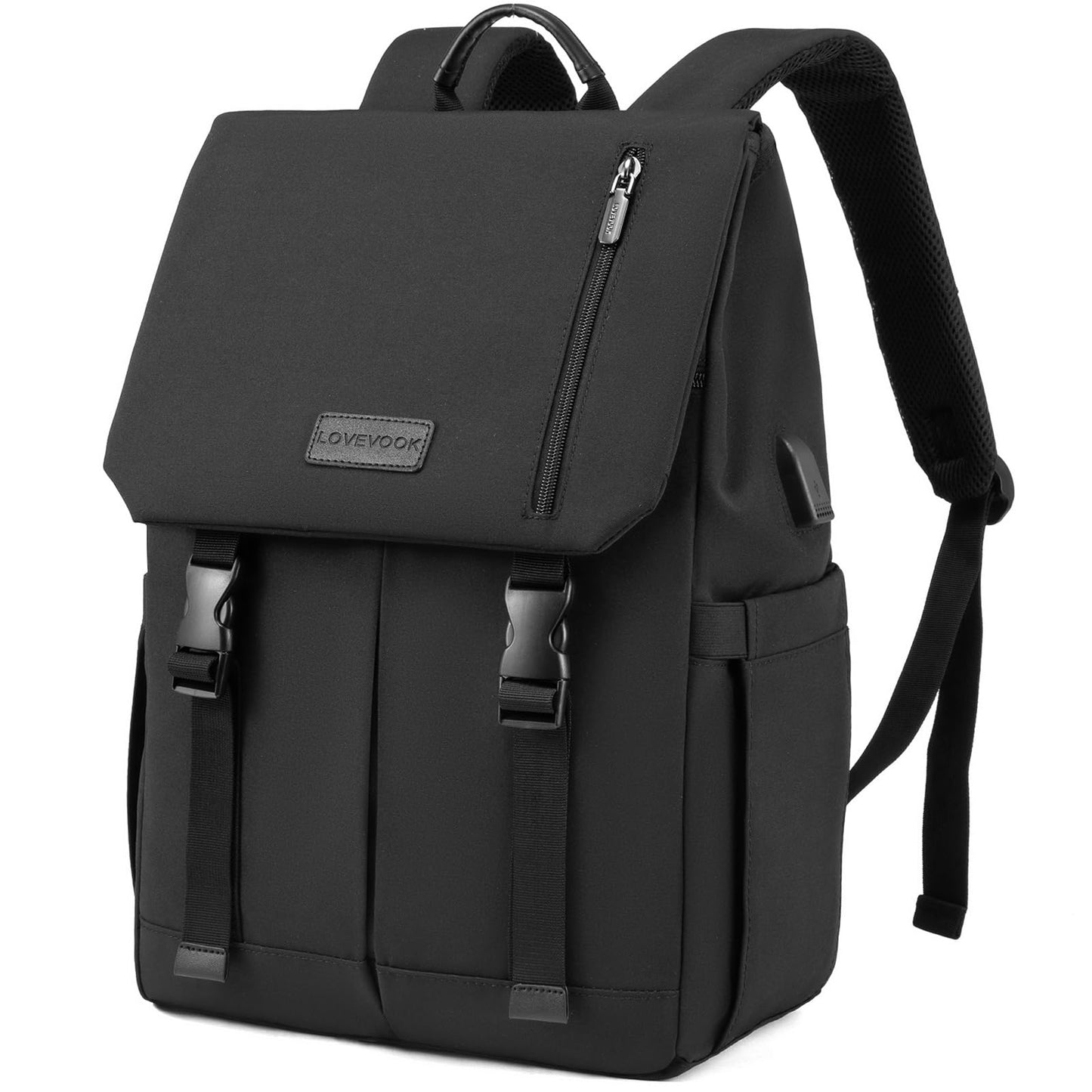 LOVEVOOK Backpack Womens Mens 15.6 inch Laptop Rucksack Bag for Ladies Waterproof High School Bags for Girls Boys Fashion Anti Theft Backpack with USB