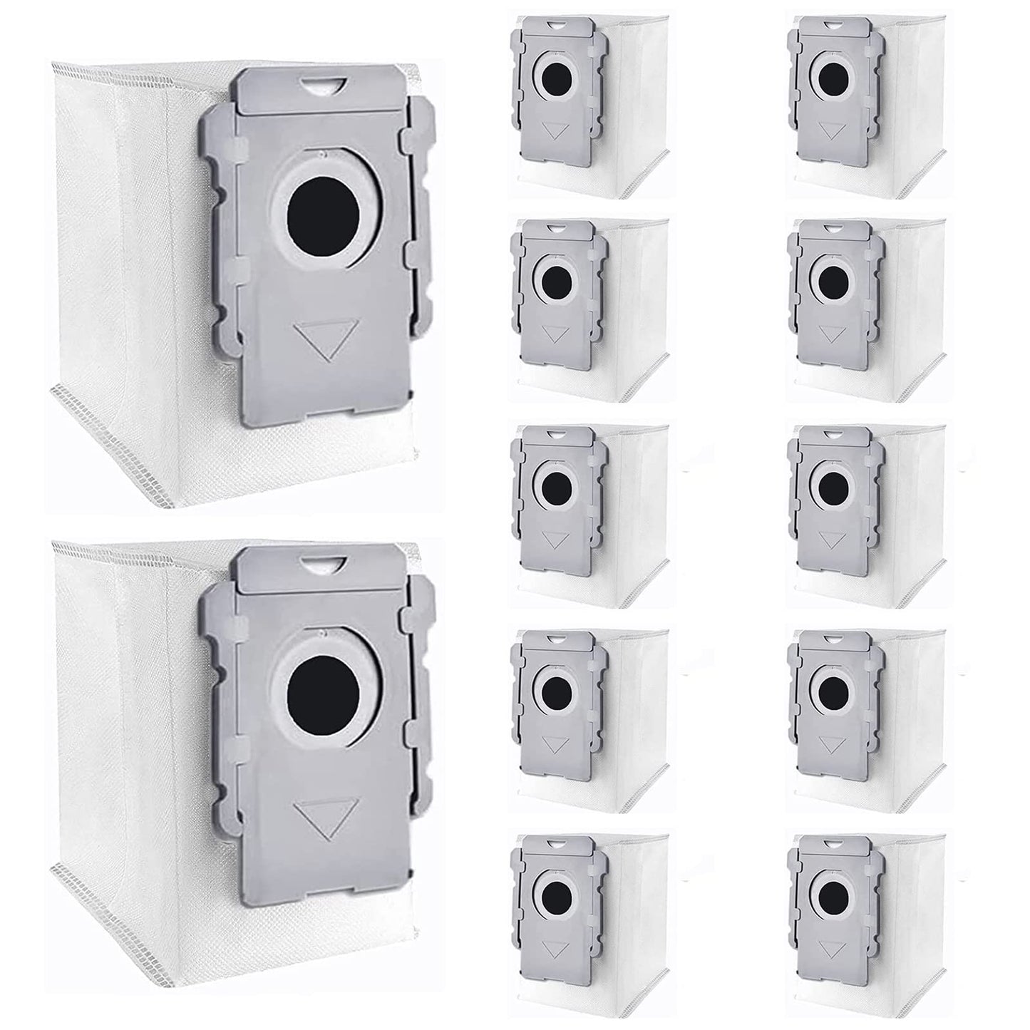 12 Packs Vacuum Bags for iRobot Roomba i3, i3+, i4, i4+, i6, i6+ i7, i7+, i7Plus, i8, i8+, j7, j7+, j8, j8+, s9, s9+, s9Plus, i and s Series Clean