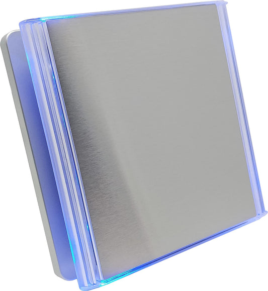 CubeTech CTQF100t Smart LED 4" Inch Bathroom Extractor Fan with Timer Overrun Delay. Stainless Steel High Airflow Silent Bathroom Fan | Toilet