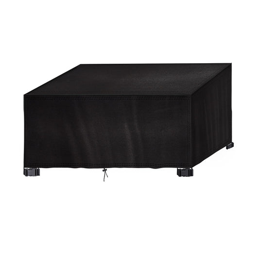 Straame - Outdoor Furniture Protection Cover ? Heavy Duty 420D Oxford Fabric ? Waterproof & Windproof Anti-UV - Rectangular Patio Table Cover with