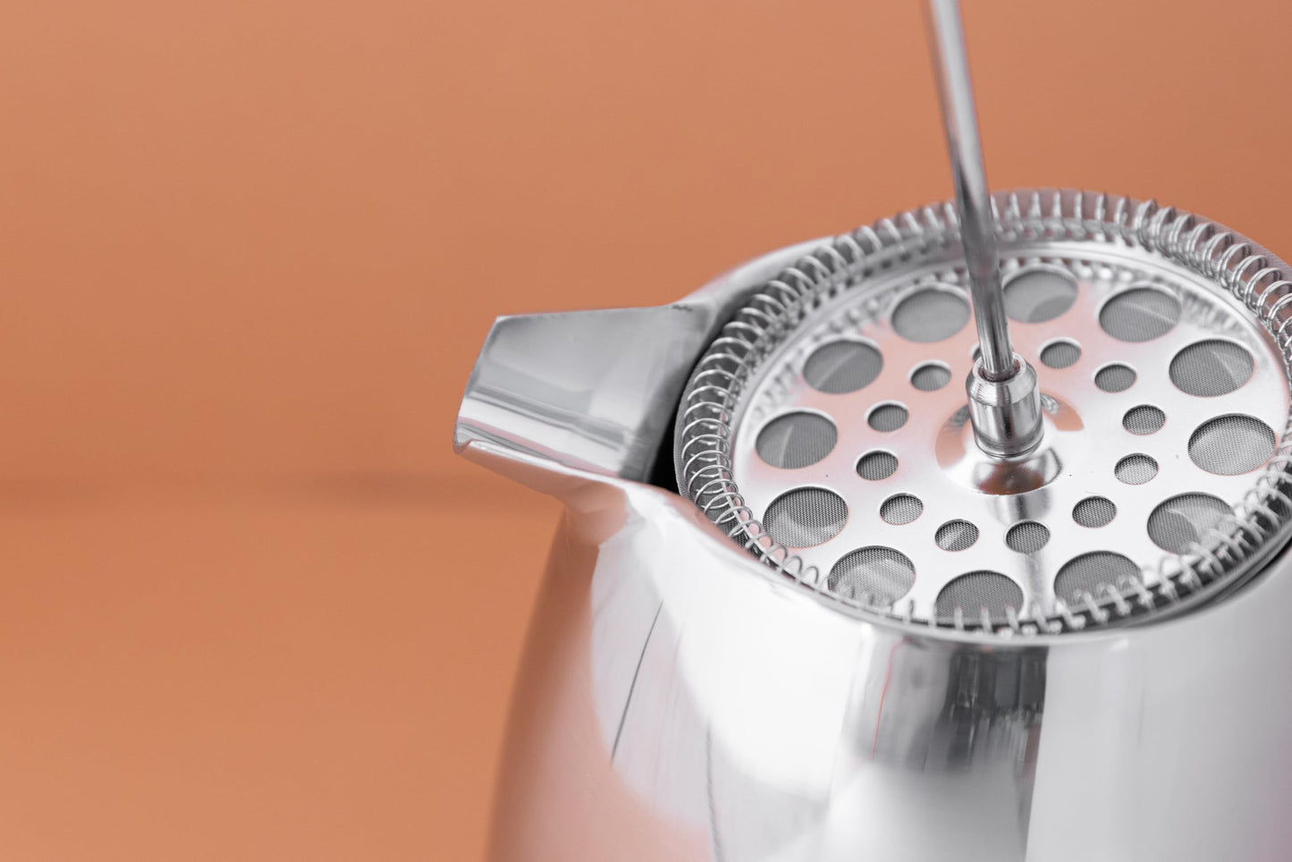 La Cafeti?re Stainless Steel Double Walled Insulated Cafeti?re 8 Cup, Stainless Steel, Silver