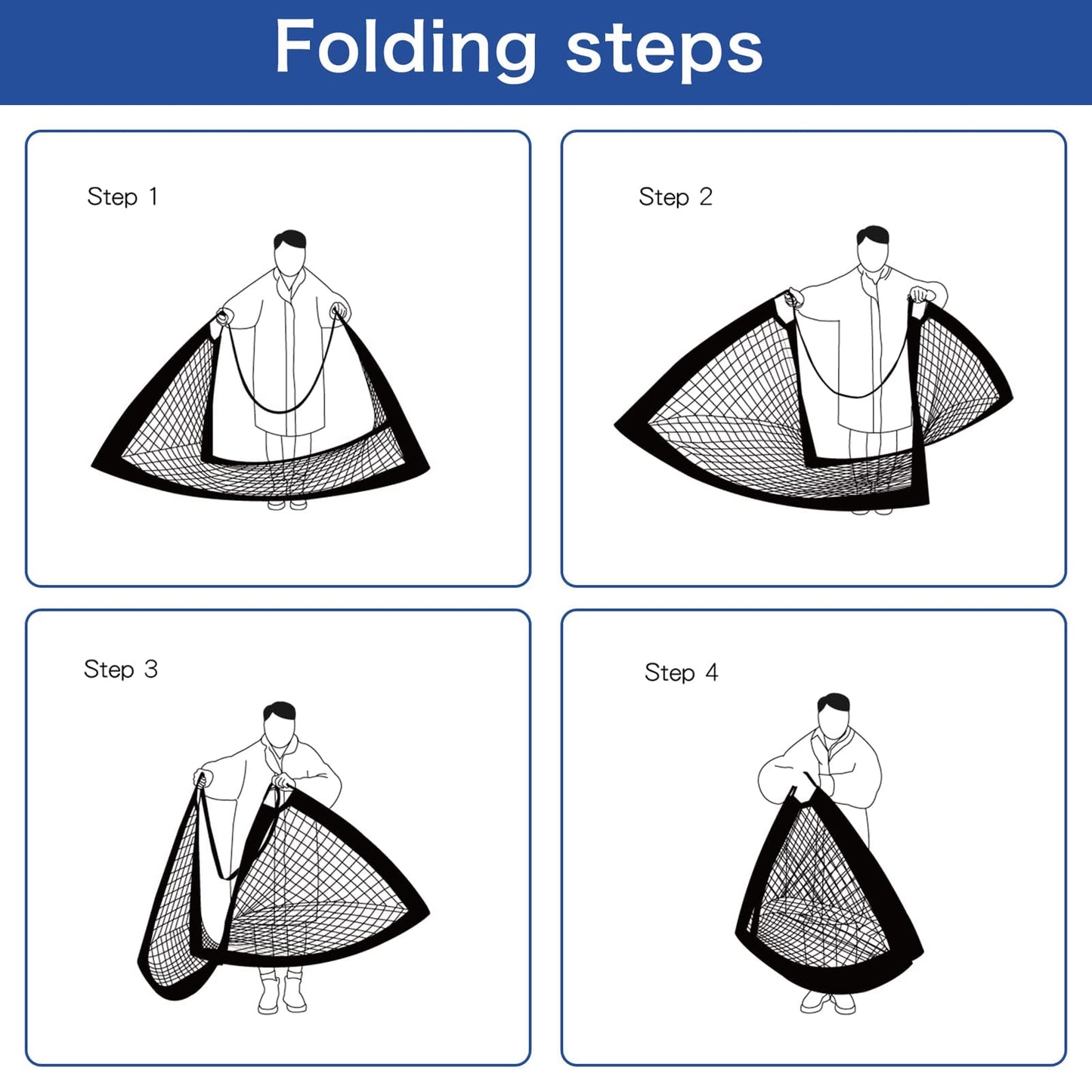 Display4top Set of 2 Football Goal with Carry Bag, Footballs Net for Kids Teens, Foldable Pop-up Goals Indoor Outdoor Sport Training for Garden, Park,