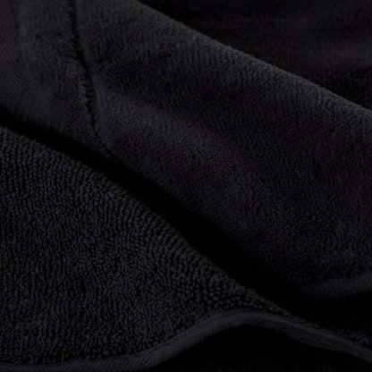 Creative Scents Cotton Fingertip Towels Set Black - 4 Pack - 11 x 18 Inches Decorative Small Extra-Absorbent and Soft Terry Towel for Bathroom