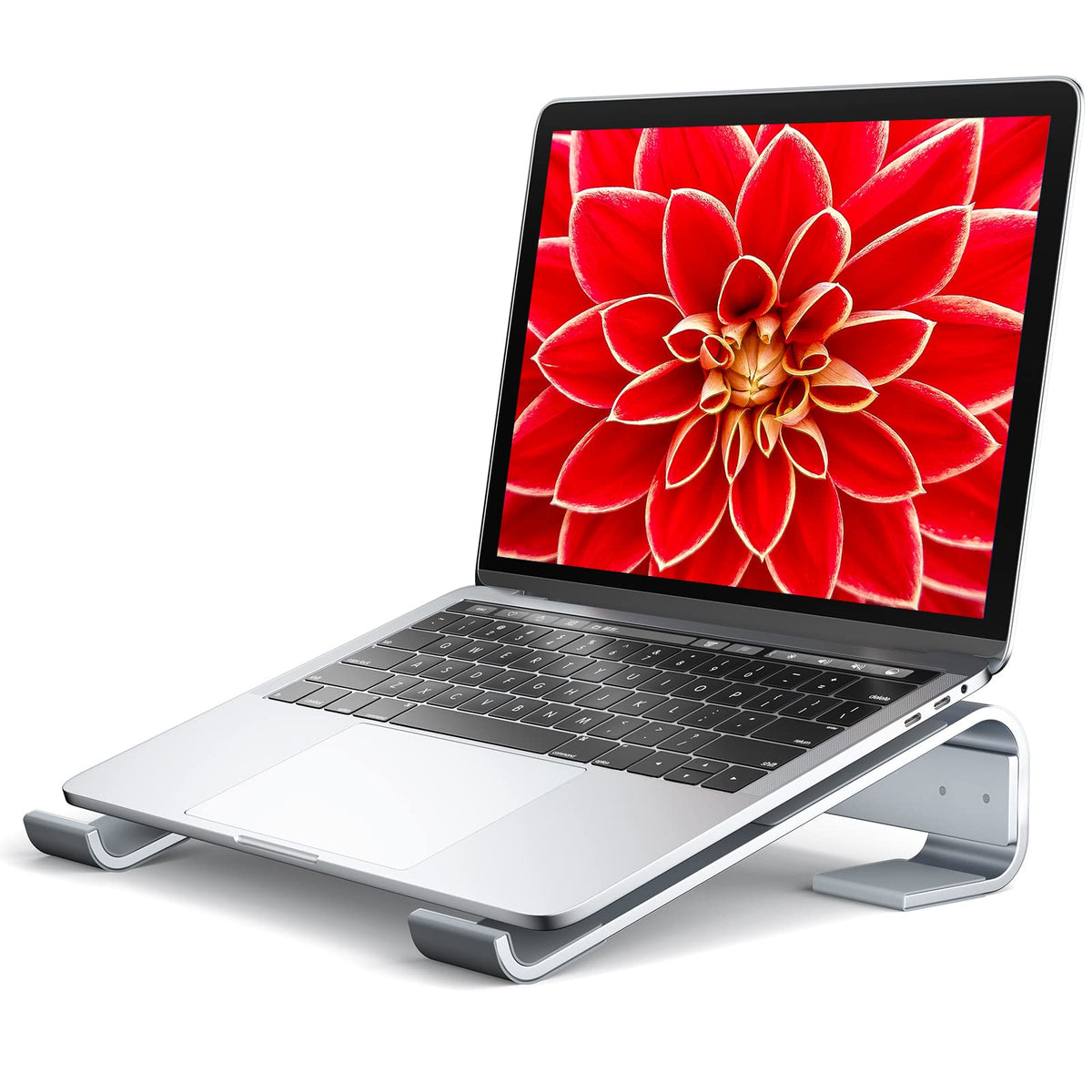 zerkar Laptop Stand for Desk, Computer Stand Riser for Desk,Ventilated Ergonomic Aluminum Notebook Stand Compatible with MacBook Air Pro Dell XPS HP