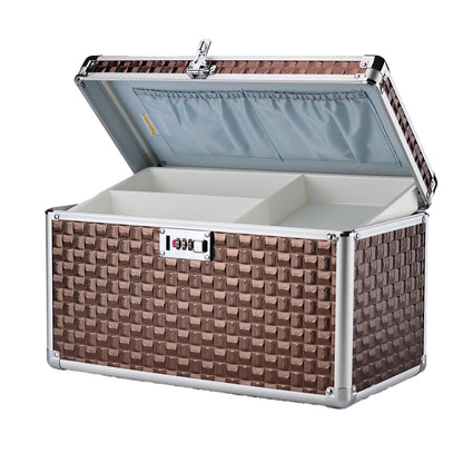 Pogianhae Combination Lock Storage Box with Handle – Multipurpose Locking Case for Home & Outdoor Use, Secure Storage for Accessories, Medicine