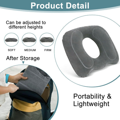 Lunyloer Inflatable Donut Pillow, Hemorrhoid Cushion