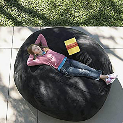 HULKAY Bean Bag Sofa Mini Chair Cutton Filled Couch, Snuggle Reading Couch for Boys & Girls Comfy Single Armchair for Bedroom Nursery or Living