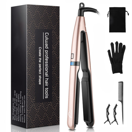 Culwad Hair Straightener, Professional Ceramic Flat Iron for Hair and LCD Digital Display with Adjustable Temp (160?-230?) Straightner Iron, Dual