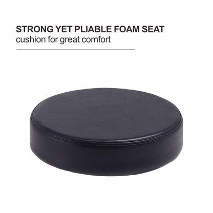 Grace&Grace Adjustable Rolling Stool Chair with Wheels for Massage Beauty Salon Shop Home Kitchen,Heavy Duty Rolling Swivel Stool