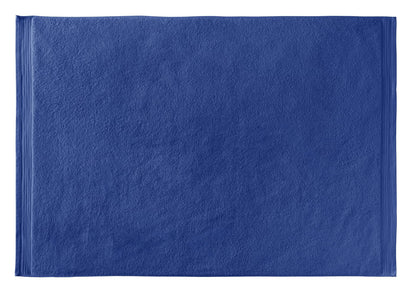 RIZO Top Towel - Set of 1 Shower Towel - Bath Towels - 100% Combed Cotton - 600 g/m2 - Measure 70 x 140 cm - Blue