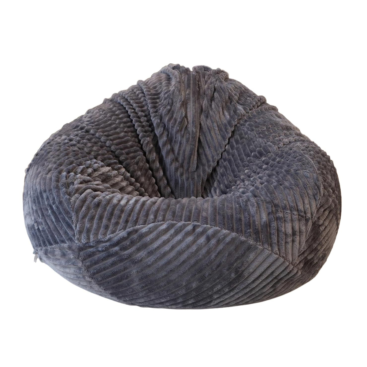 lygooh No filler Fluffy Bean Bag Cover Large Stuffed Storage Covers 3 ft