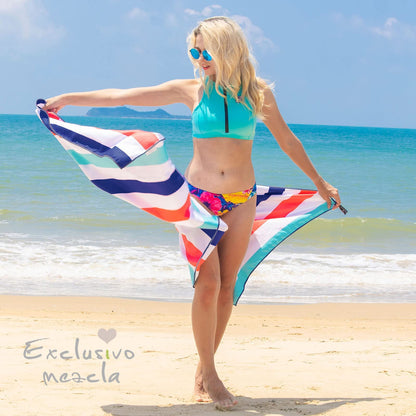 Exclusivo Mezcla Oversized Microfiber Beach Pool Towel for Adults, 180x90cm