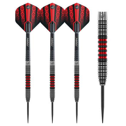 WINMAU Joe Cullen 21 Gram Tungsten Darts with Prism Flights and Shafts (Stems)
