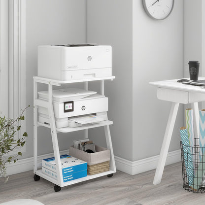 PUNCIA 50x40x75cm 3 Tier Printer Table with Storage