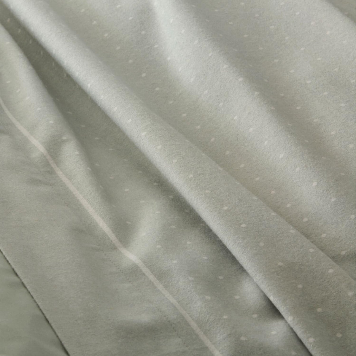 Burrito Blanco | Cotton Flannel Sheets | Bed 105 cm Design 577 | Laurel Color (105x190/200 cm.)