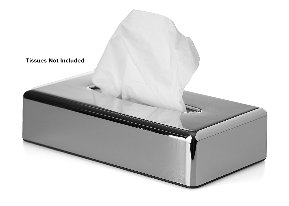 Box Tissue Dispenser | Oblong |Chrome Finish