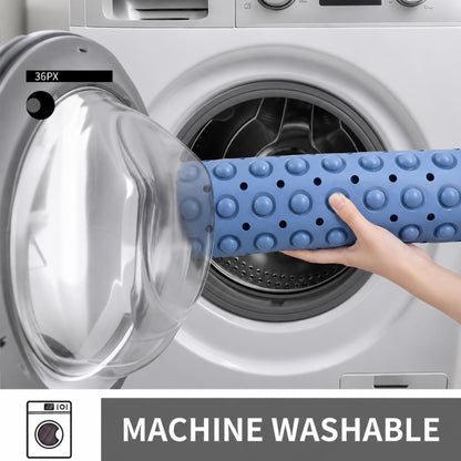 Venuso Shower Mat Non Slip Anti Mould, 120 * 80 cm Non Slip Bath Mat with Foot Massage Area