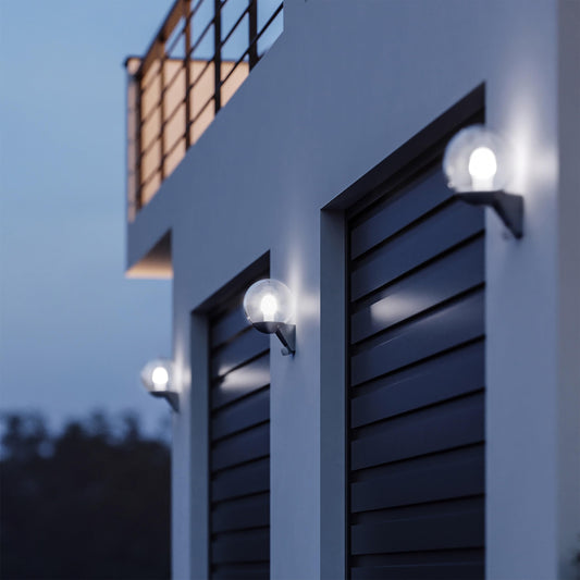 Steinel L 585 S Outdoor Wall Light Black, 180 Motion Sensor, 10 m Reach, Maximum 60 W Light Bulb (Not Included), E27 Fitting