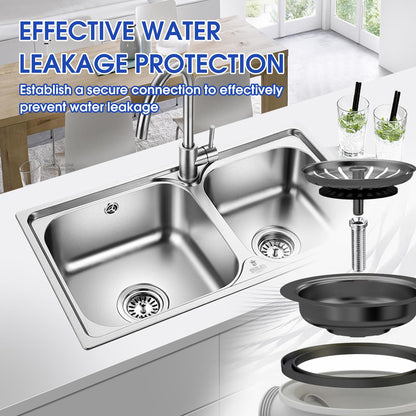 Sink Basket Strainer Screw, 2-Pack 35mm M12 Stainless Steel Hollow Drain Connector Replacement for Kitchen Sink & Wash Basin Waste Valve