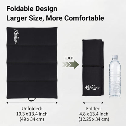 NBOUOU Folding Sit Mat Outdoor, 49 * 34 cm Portable Large Waterproof Sitting Cushion Seat Pad Foldable, Moisture-Proof Folding SeatMat for Camping