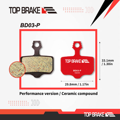 Top Brake Disc Bike Brake Pads for Sram Level T,TL, Level Ultimate B1, Avid Elixir 1 3 5 7 9 R ER CR Mag Sram XX,X0,XXWC DB1,3,5