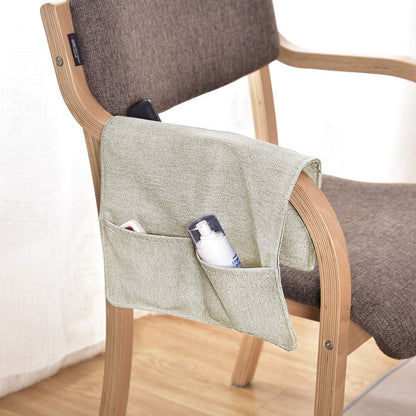 Hanging Sofa Storage Bag Arm Rest Organiser Couch Caddy TV Remote Control Holder Armchairs Paper Rack Phone Glassse Foldable Pouch Chair Tidy Table